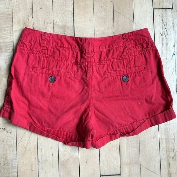 Forever 21 Red Shorts | Red Shorts | Forever 21 | Cotton Shorts - Picture 6 of 7